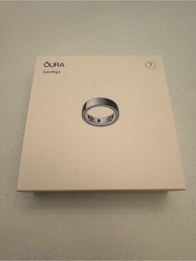 NEW & UNOPENED Oura Ring 4 – Silver – Size 7